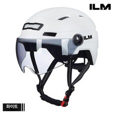 산악 자전거 헬멧 후미등 전조등 조명 전조등 손전등, 1개, 화이트 S M