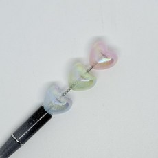 볼펜꾸미기 볼꾸 동대문 꾸미기 DIY AB코팅 하트 통통 오로라, 볼펜꾸미기 볼꾸 동대문 꾸미기 DIY AB코팅 하트 통