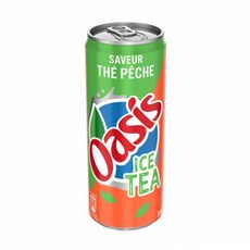 오아시스 아이스 티 피치 맛 아이스드 티, 12개, 350ml