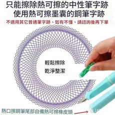 熱可擦筆專用橡皮, 混色, 1套