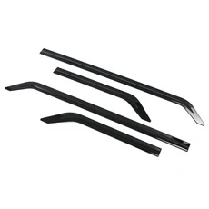 혼다 CRV 2023 바디 사이드 도어 몰딩 커버 트림 외장 자동차 액세서리 ABS 4PCS 호환, 01 빠른, 02 Glossy Black Style