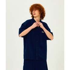 매장정품 코닥 KODAK 플래시 패턴 자가드 반팔 셔츠 NAVY K5323LWTO1NVY 169074