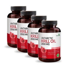 퓨쳐바이오틱스 남극 크릴오일 2000mg 오메가3 소프트젤 Futurebiotics Antarctic Krill Oil, 120정, 4개