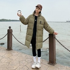 rigiu 여성 다운 재킷 중장기장 무릎길이 겨울 두꺼운 다운 재킷 7245989호 DpM6OH