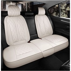 자동차 퀼팅 시트커버 더뉴그랜저 팰리세이드 풀커버형 차량용 방석 SF-6801 뒷좌석, 바닐라베이지, 1개