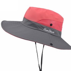 World 25登山帽蹦極帽狩獵帽夏季帽遮陽帽女帽漂亮女帽防紫外線帽高爾夫帽麥帽, 粉色