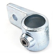 JH 파이프클램프 128 40A-48.3mm 실버 원형조인트, 1개