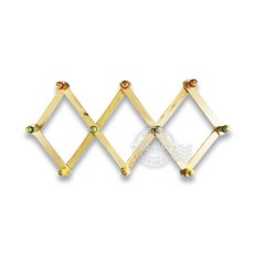 더웰(우리두리) 도깨비 벽옷걸이 자바라 다이아몬드 행거 벽걸이형, 단품, 1개