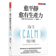 天下文化 愈平靜愈有生產力 克里斯．貝利著 提升專注力與生產力的實用指南
