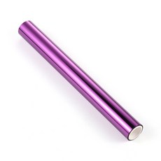 도자기전사지 색종이 도자기용전사지 호일 종이 핫 스탬핑 호일 롤 핫 스탬핑 홀로그램 열전달 t-셔츠 철 인쇄 diy 공예 뜨거운 feating 호일, 19.3cm x 5m 보라색, 1개