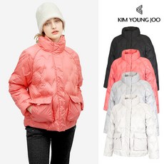 [사은품증정] 김영주 여성 골프웨어 멜트 오버핏 경량 패딩 자켓 532894