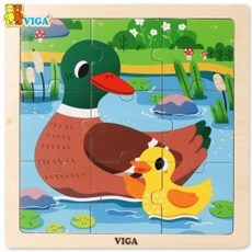 V44621 오리 VIGA 비가 9피스퍼즐 어린이날선물 어린 all+509Dp