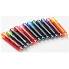 아띠에 만년필 카트리치 잉크 13색 3.4mm & 2.6mm, 50개, 스카이블루