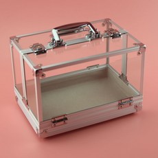 桃園出貨 高級壓克力籌碼箱 600片籌碼收納 德州撲克籌碼箱 百家樂籌碼盒 整套帶6個籌碼架, 600碼空箱（適合43籌碼）, 1個