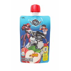그레이트 큐봇 사과맛 파우치음료, 1박스, 100ml