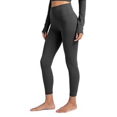 Colorfulkoala Dreamlux 여성용 앞솔기 없는 레깅스 63.5cm/71.1cm(25인치)/71.1cm(28인치) 안쪽 솔기 하이 웨이스트 버터처럼 부드러운 요가