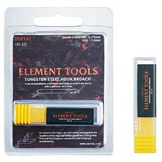 Dspiae HC-08 Element Tools 텅스텐 스틸 후크 브로치 0.8mm_162435, 1