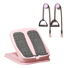 拉筋版+拉力繩 多功能多檔調節 腿部拉伸, 櫻花粉【附拉力繩】