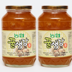 100%국산 농협 꿀 생강차 생강청 1+점특가 총, 1kg, 1개입, 2개