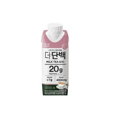 빙그레 tft 더단백 프로틴 드링크 밀크티, 18개, 250ml