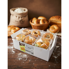 통밀 아마씨 베이글 15봉 통밀가루34% 질기지 않고 쫄깃하고 말랑한식감, 1개, 600g