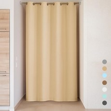 3중 현관 중문 커튼 방한 가리개 바란스 암막 커텐, 240 그레이