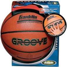 Franklin SPORTS 스포츠 7196 그루브 실내 농구공 (사이즈 7), Franklin Sports 7196 그루브 실내 농구, 1개
