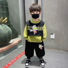 臺灣-出貨【新款】男童春裝套裝韓版痞帥男小童裝春秋寶寶奧特曼衣服兒童春秋三件套