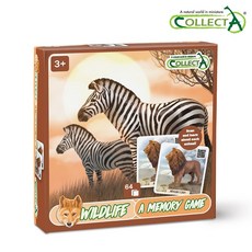 컬렉타 야생 동물 메모리게임 보드게임 84238, 1개