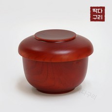 딱다구리 물푸레나무 원목제기 밥그릇+뚜껑, 1개, 단품