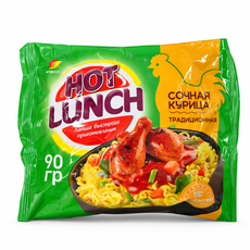 핫런치 누들 치킨향 Hot Lunch with chicken flavor 90g, 1개, 1개