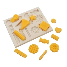 A3PA 쿠키 모양의 초콜릿 금형 케이크 장식 가제트 주방 베이킹 액세서리, 01 빠른  Mainland, 01 Light for Grey