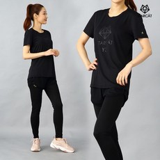 요가복셔츠 여성운동복 슬림 로고셔츠SC TS03 PR4