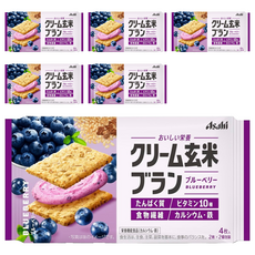 Asahi 맛있는 영양 크림 현미 브란 블루베리 4개입, 6개