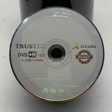【台灣製造】50片-精工嚴選 特A級TRUSTEE DVD R 16X/4.7GB/120MIN空白燒錄光碟片, 1個