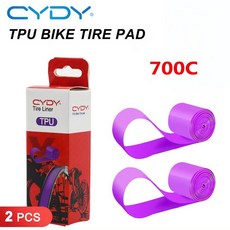 CYDY 내부 TPU 타이어 패드 자전거 부품 700c 사이클링 자전거 액세서리 타이어 라이너 도로 자전거, Tire Pad 2pcs