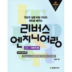 IT EXPERT 리버스 엔지니어링 2권 디버거 편 : 윈도우 실행 파일 구조와 원리로 배우는, 한빛미디어