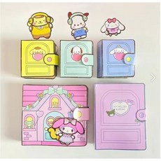 [아띠엘] 산리오 캐릭터 DIY 스퀴시북 코스프레 옷입히기 코디북 집콕놀이 인형놀이, 1개, 시나모롤