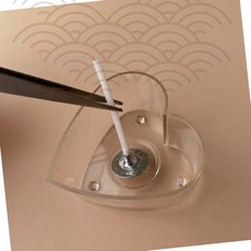 캔들 심지 고정 스티커 원형 투명 접착 심지탭 양초 제작 도구 수제 캔들 만들기 재료, 1개