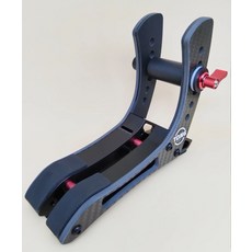 TONG GUITAR 기타 알루미늄 무릎 받침대 지지대 홀더 클립, 1개, 4세대 업그레이드 카본 패턴 (홀 위치 조절), 기본 모델명/품번