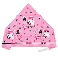 산리오 헬로키티 블랙베어 삼각두건/어린이두건 둘레조절가능