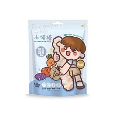 玉山碾米 嬰幼兒米餅系列 纖米條 造型米餅 抱米花 益生菌 多種口味選擇, 1個, 有機-蔬果米棒棒 / 4111, 30g