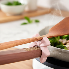 실리콘 국자 받침대 냄비 조리도구 거치대 뚜껑 홀더, 1개, 화이트