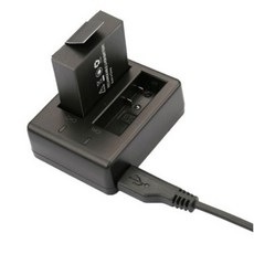 POWERCAT SOMGO for SJCAM 山狗系列高CP值副廠電池 SJ4000SJ5000SJ9000 適用, 1個, SJ4000雙槽充