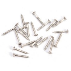 일렉트릭 기타 험버커 픽업 링 장착 프레임 고정 나사 20, 은