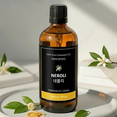레노포프 천연 에센셜오일 & 블랜딩오일 35종 테라퓨틱등급, 1개, 15.네롤리, 100ml