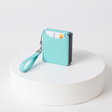 진렌체 포디움 천연 소가죽 토고 파스텔 갤럭시 Z플립 카드 케이스