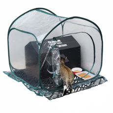 길고양이집 길냥이 급식소 겨울집 야외 실외 방수 방풍 비닐 텐트 하우스, 1개