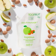 法國 Toofruit 果漾兒童青蘋無矽洗髮精補充包 兒童專用 大容量環保補充包, 1個