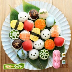 日本ARNEST造型飯糰壓模附2入打洞器 球形飯糰 圓球 飯糰球, 1個